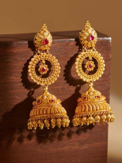 Pearl Jhumka Earrings